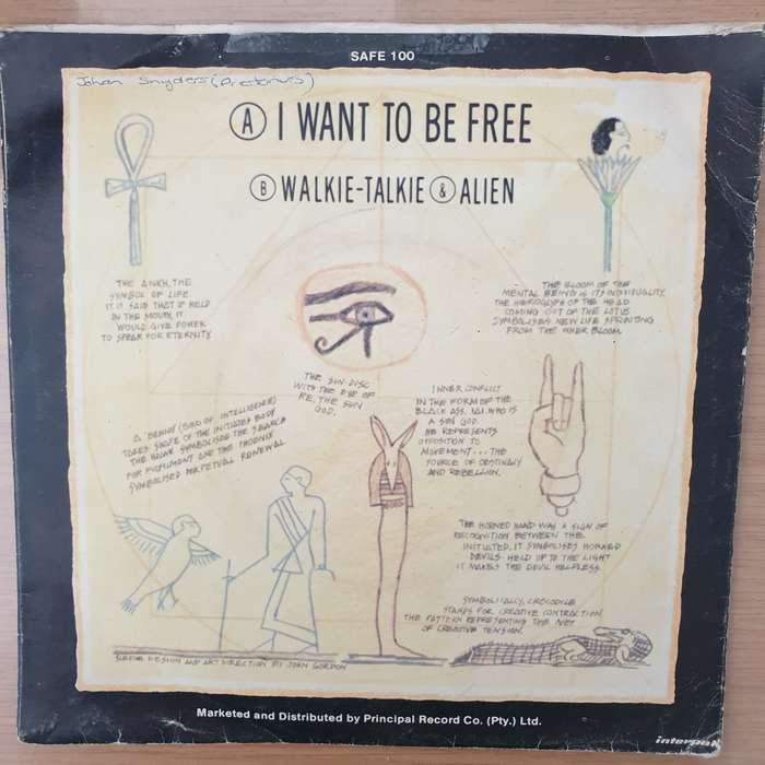 Toyah  I Want To Be Free -  Vinyl 7" Record - Very-Good+ Quality (VG+) (verygoodplus)