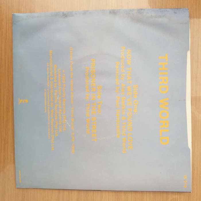 Third World  Now That We Found Love -  Vinyl 7" Record - Very-Good+ Quality (VG+) (verygoodplus)