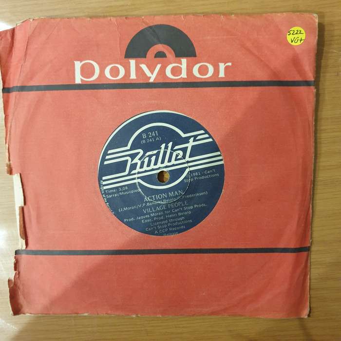 Village People  Action Man -  Vinyl 7" Record - Very-Good+ Quality (VG+) (verygoodplus)
