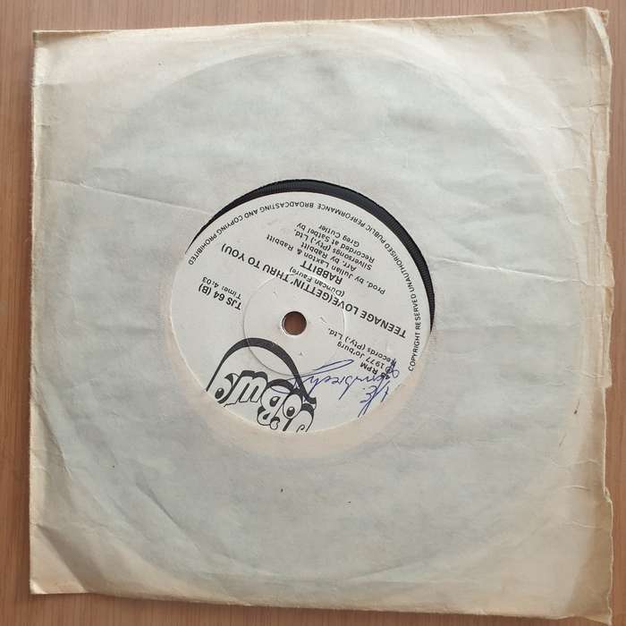 Rabbitt  Gettin' Thru To You / Hello And Welcome Home - Vinyl 7" Record - Very-Good+ Quality (...