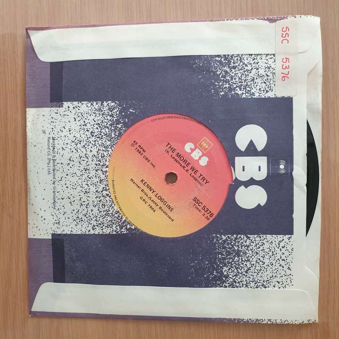Kenny Loggins With Steve Perry  Don't Fight It - Vinyl 7" Record - Very-Good+ Quality (VG+) (v...