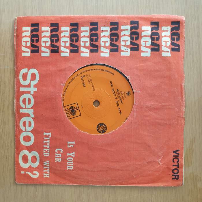Johnny Cash  A Thing Called Love / Papa Was A Good Man - Vinyl 7" Record - Very-Good+ Quality ...