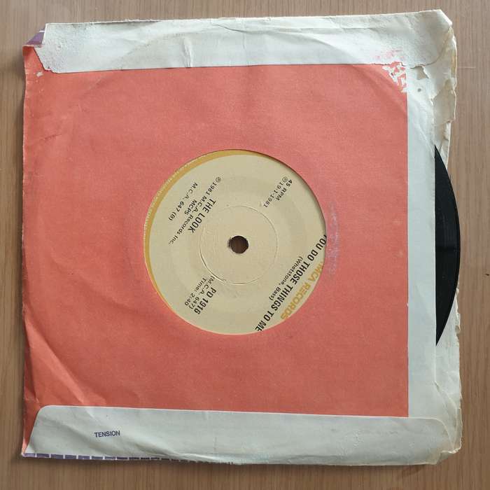 The Look  I Am The Beat - Vinyl 7" Record - Very-Good+ Quality (VG+) (verygoodplus)