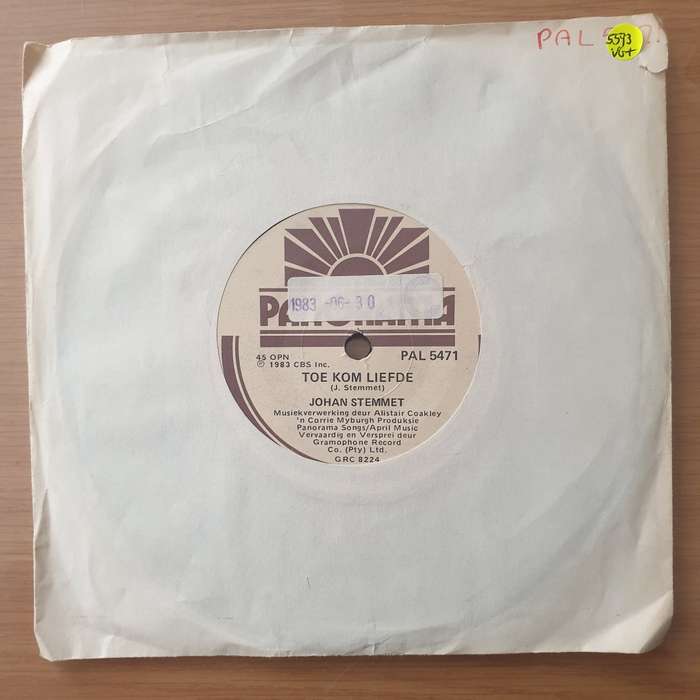 Johan Stemmet  Die Maklikste Ding - Vinyl 7" Record - Very-Good+ Quality (VG+) (verygoodplus)