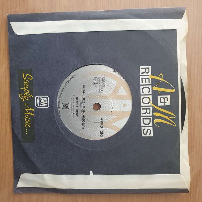 Herb Alpert  Rise - Vinyl 7" Record - Very-Good+ Quality (VG+) (verygoodplus)