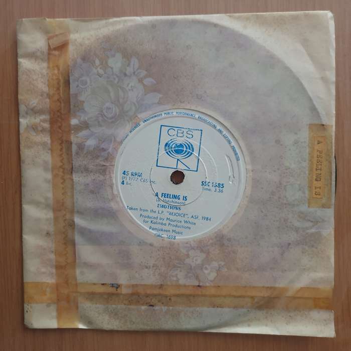 Emotions  Best Of My Love (Rhodesia) - Vinyl 7" Record - Very-Good+ Quality (VG+) (verygoodplus)