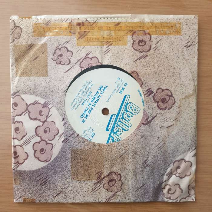 Jona Lewie  You'll Always Find Me In The Kitchen At Parties (Rhodesia) - Vinyl 7" Record - Ver...