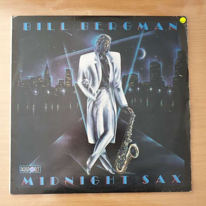 Bill Bergman  Midnight Sax - Vinyl LP Record - Very-Good+ Quality (VG+) (verygoodplus)