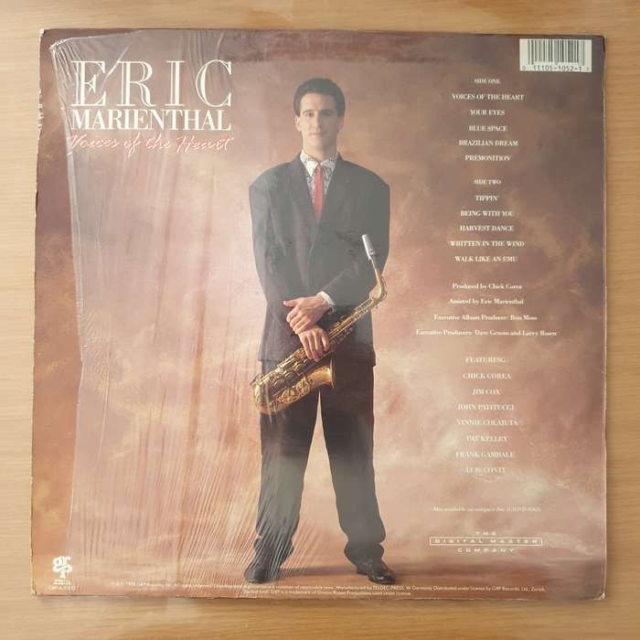 Eric Marienthal  Voices Of The Heart - Vinyl LP Record - Very-Good+ Quality (VG+) (verygoodplus)
