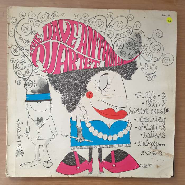 The Dave Anthony Quartet - Latin Ballads & Pop - Vinyl LP Record - Very-Good+ Quality (VG+) (very...
