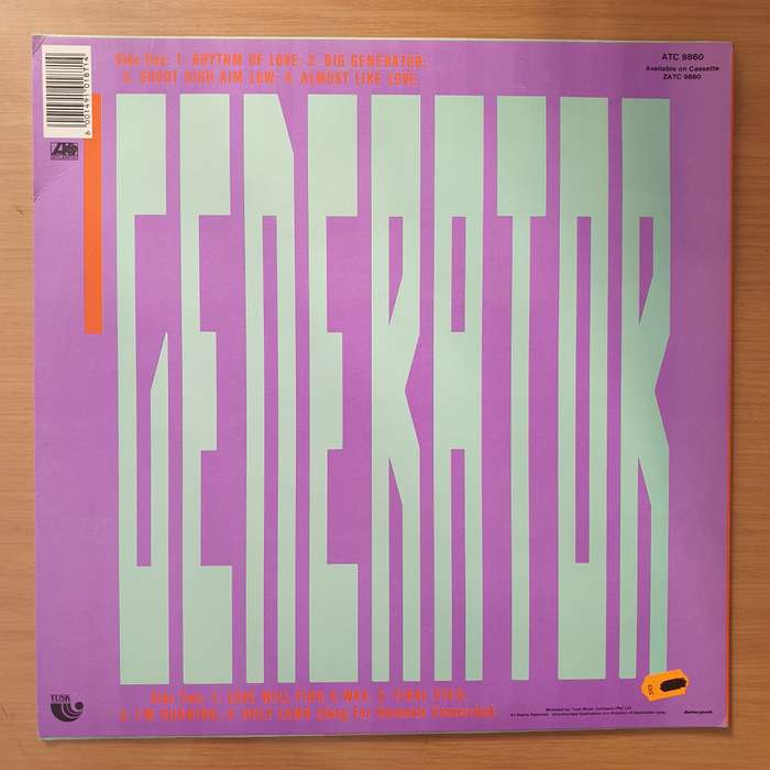 Yes  Big Generator - Vinyl LP Record - Very-Good+ Quality (VG+) (verygoodplus)