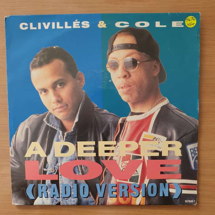 Clivillés & Cole - A Deeper Love (Radio Version) - Vinyl 7" Record - Very-Good+ Quality (VG+) (v...
