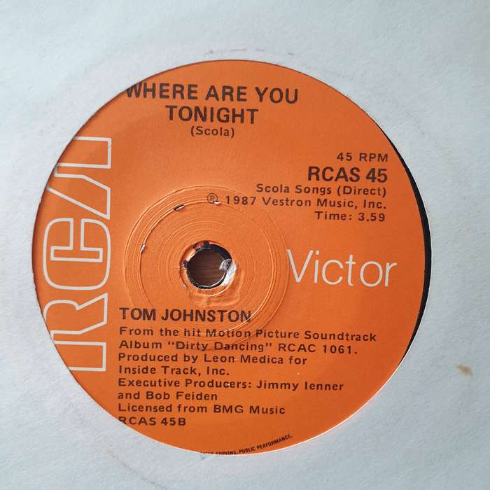 Eric Carmen  Hungry Eyes - Vinyl 7" Record - Very-Good+ Quality (VG+) (verygoodplus)