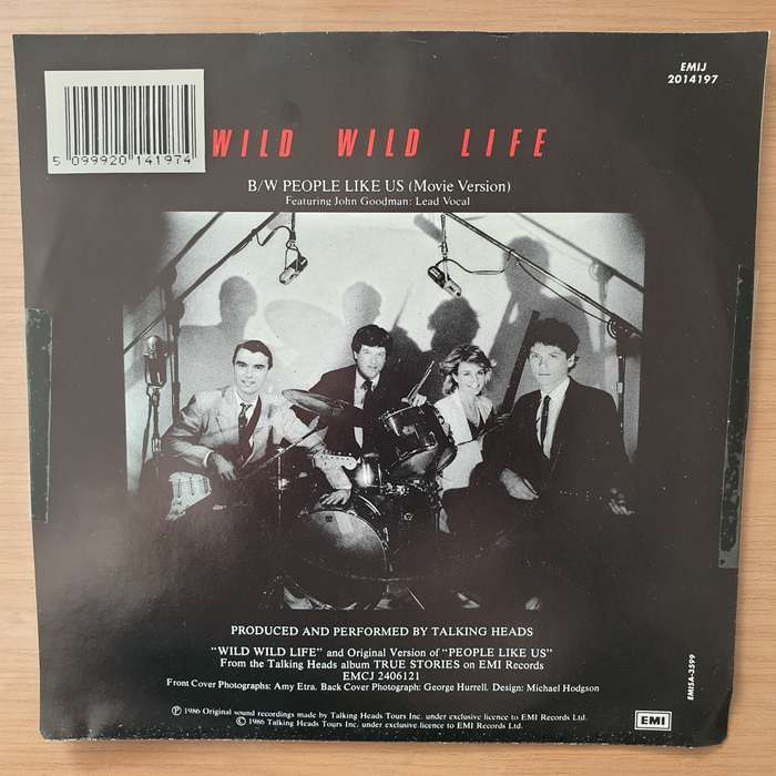 Talking Heads  Wild Wild Life - Vinyl 7" Record - Very-Good+ Quality (VG+) (verygoodplus)