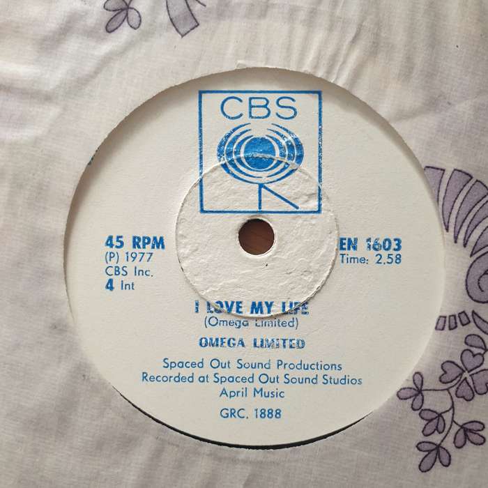 Omega Limited  Taking It Easy / I Love My Life (Rhodesia) - Vinyl 7" Record - Very-Good+ Quali...
