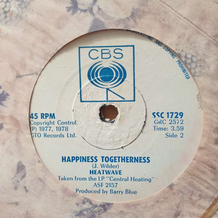 Heatwave - The Groove Line (Rhodesia) - Vinyl 7" Record - Very-Good+ Quality (VG+) (verygoodplus)