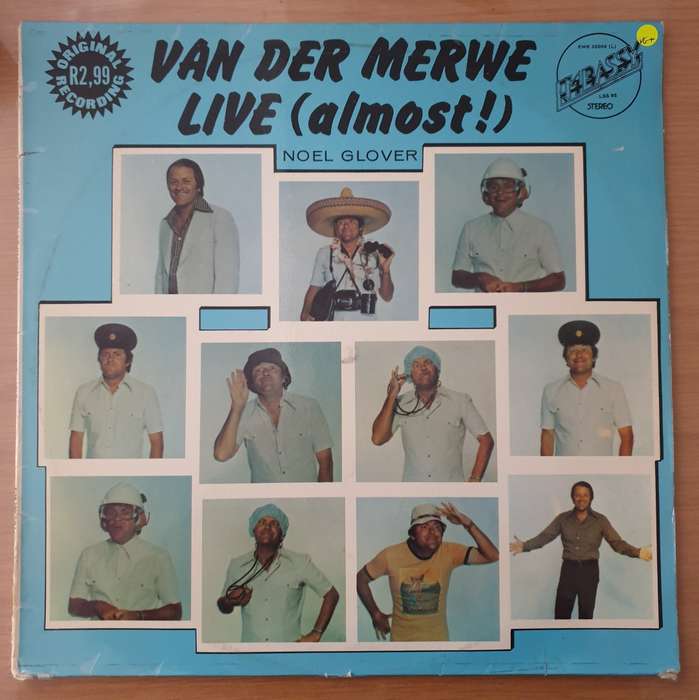 Noel Glover - Van Der Merwe Live (Almost) - Vinyl LP Record - Very-Good+ Quality (VG+) (verygoodp...