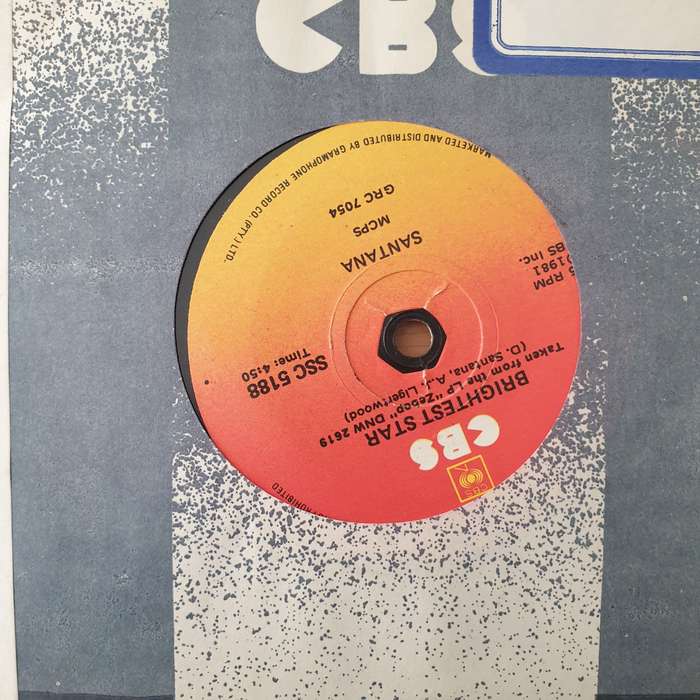 Santana  Winning - Vinyl 7" Record - Very-Good+ Quality (VG+)