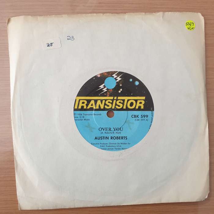 Austin Roberts  Over You - Vinyl 7" Record - Very-Good+ Quality (VG+)