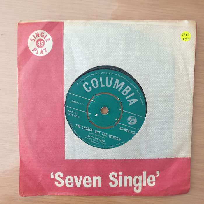 Cliff Richard  I'm Looking Out The Window / Do You Wanna Dance - Vinyl 7" Record - Very-Good+ ...