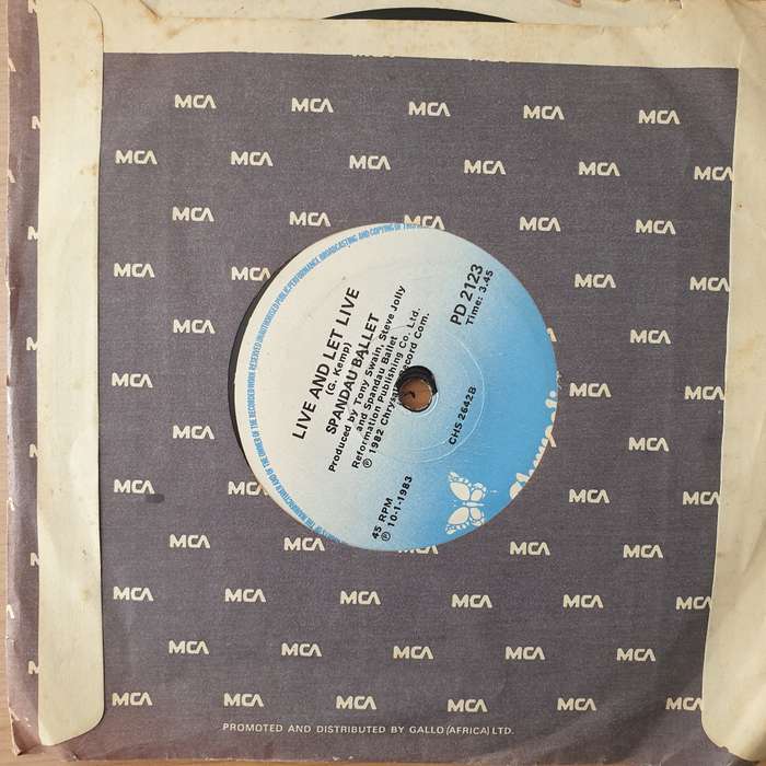 Spandau Ballet  Lifeline - Vinyl 7" Record - Very-Good+ Quality (VG+) (verygoodplus)