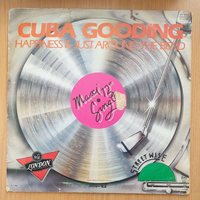 Cuba Gooding  Happiness Is Just Around The Bend  Vinyl LP Record - Very-Good+ Quality (VG+)...