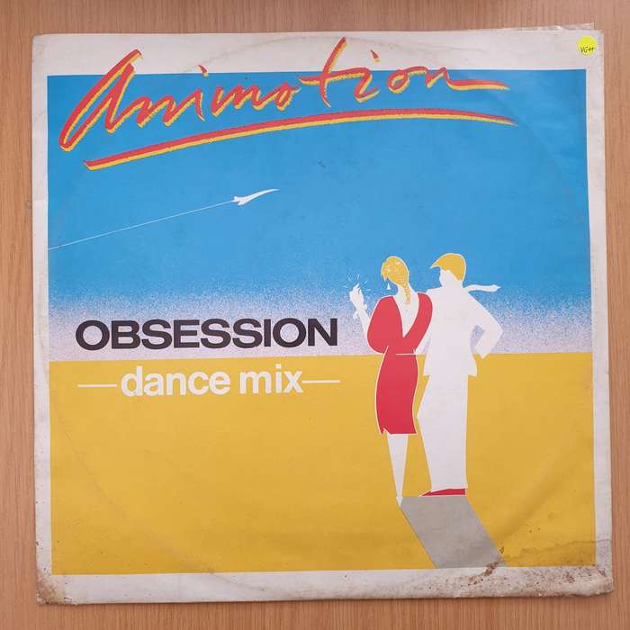 Animotion  Obsession (Dance Mix)  Vinyl LP Record - Very-Good+ Quality (VG+) (verygoodplus)