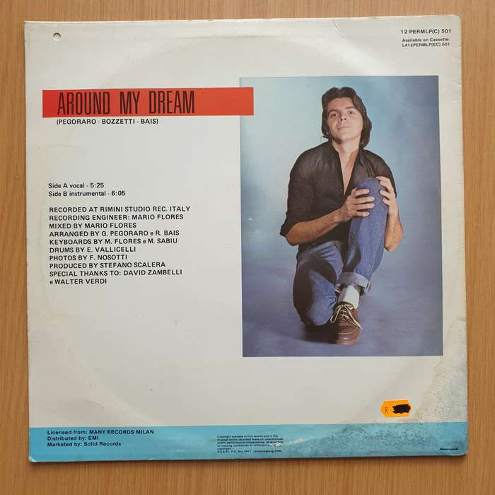 Silver Pozzoli  Around My Dream  Vinyl LP Record - Very-Good+ Quality (VG+) (verygoodplus)