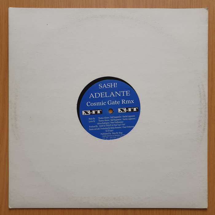 Sash!  Adelante  Vinyl LP Record - Very-Good+ Quality (VG+) (verygoodplus)