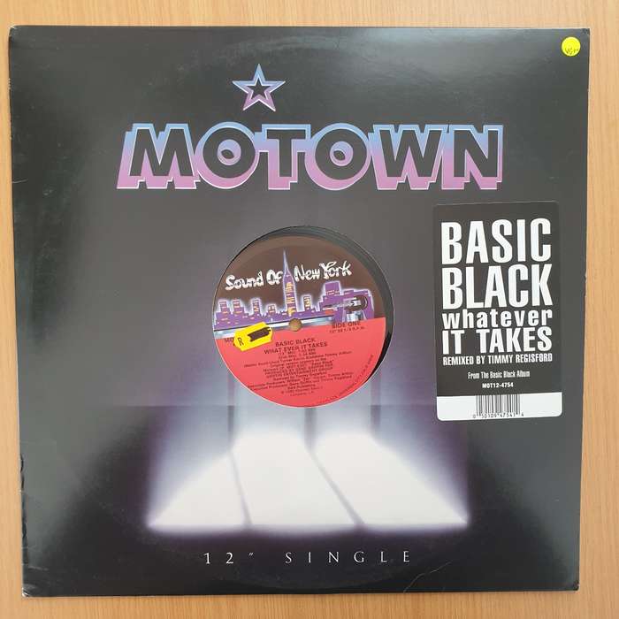 Basic Black  Whatever It Takes  Vinyl LP Record - Very-Good+ Quality (VG+) (verygoodplus)