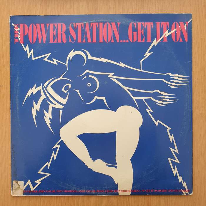 The Power Station  Get It On  Vinyl LP Record - Very-Good+ Quality (VG+) (verygoodplus)