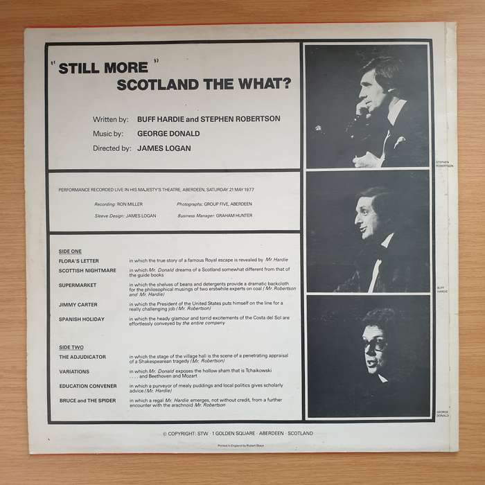Scotland The What?  Still More - Vinyl LP Record - Very-Good+ Quality (VG+)