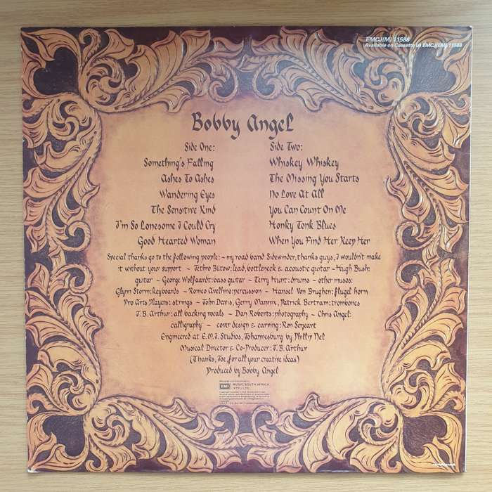 Bobby Angel - Ashes to Ashes - Vinyl LP Record - Very-Good+ Quality (VG+)