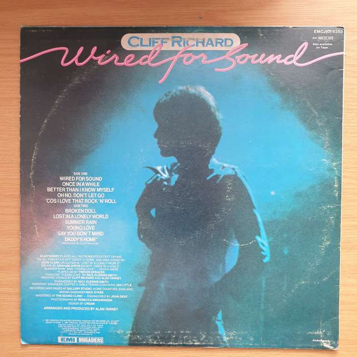 Cliff Richard - Wired For Sound  - Vinyl LP Record - Very-Good+ Quality (VG+)
