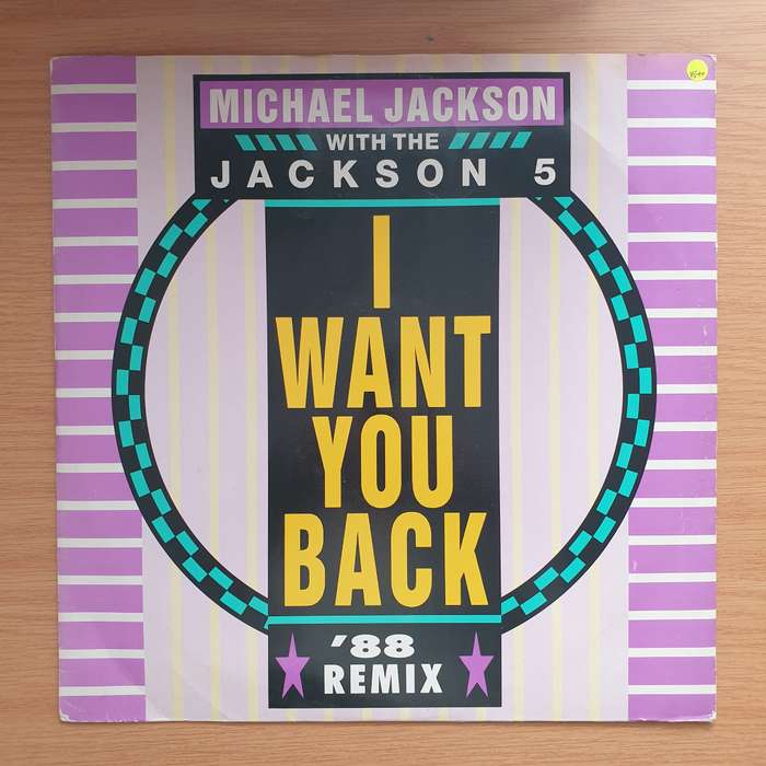 Michael Jackson With The Jackson 5  I Want You Back '88 Remix - Vinyl LP Record - Very-Good+ Q...