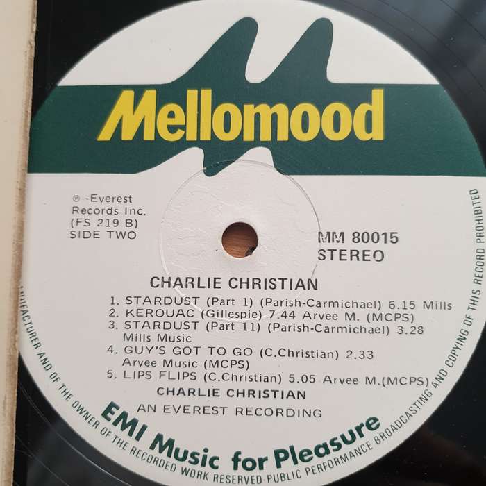 Charlie Christian with Dizzy Gillespie & Thelonius Monk - Vinyl LP Record - Very-Good+ Quality (VG+)