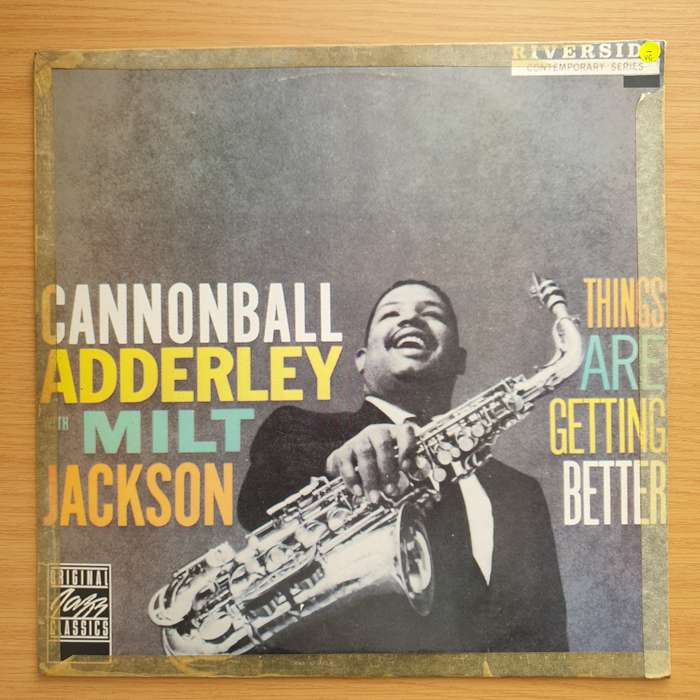 Cannonball Adderley With Milt Jackson  Things Are Getting Better - Vinyl LP Record - Very-Good...