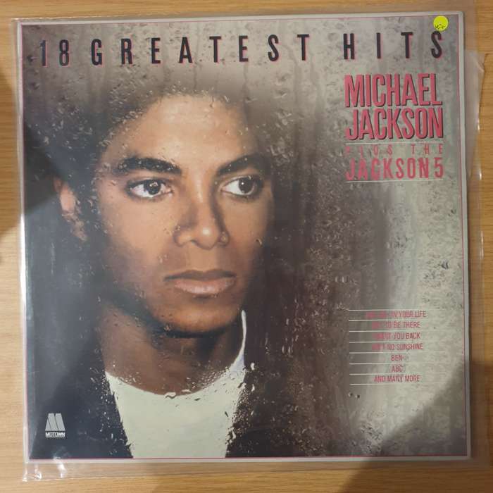 Michael Jackson Plus The Jackson 5  18 Greatest Hits - Vinyl LP Record - Very-Good+ Quality (VG+)