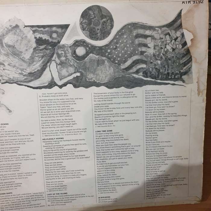 Crosby, Stills & Nash  Crosby, Stills & Nash - Vinyl LP Record - Very-Good- Quality (VG-)