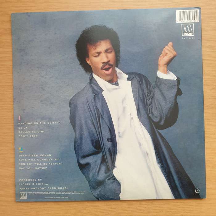 Lionel Richie  Dancing On The Ceiling - Vinyl LP Record - Very-Good+ Quality (VG+)