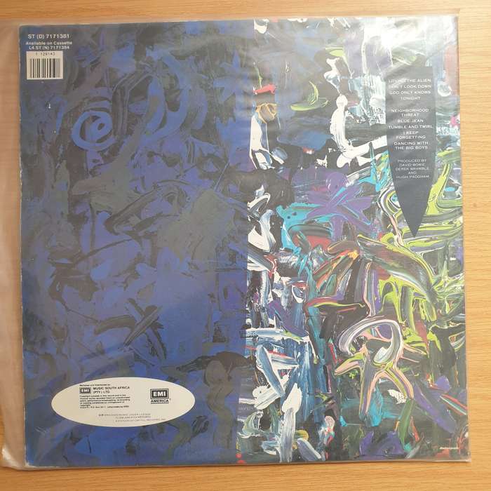David Bowie  Tonight - Vinyl LP Record - Very-Good+ Quality (VG+)
