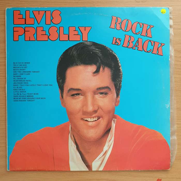 Elvis - Rock Is Back- Vinyl LP Record - Very-Good+ Quality (VG+)