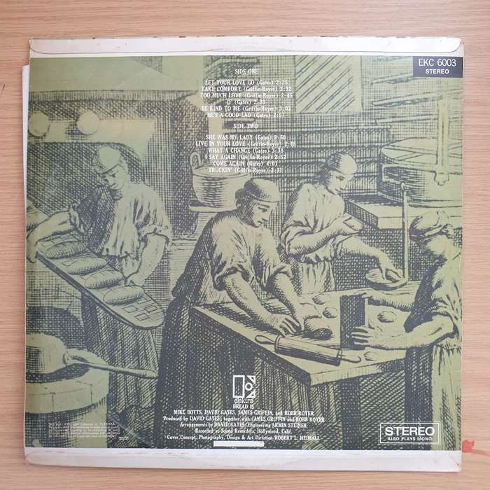 Bread  Manna - Vinyl LP Record - Very-Good+ Quality (VG+) (verygoodplus)