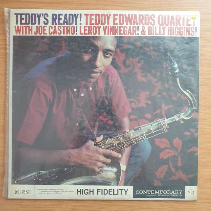 Teddy Edwards Quartet  Teddy's Ready! - Vinyl LP Record - Very-Good+ Quality (VG+) (verygoodplus)