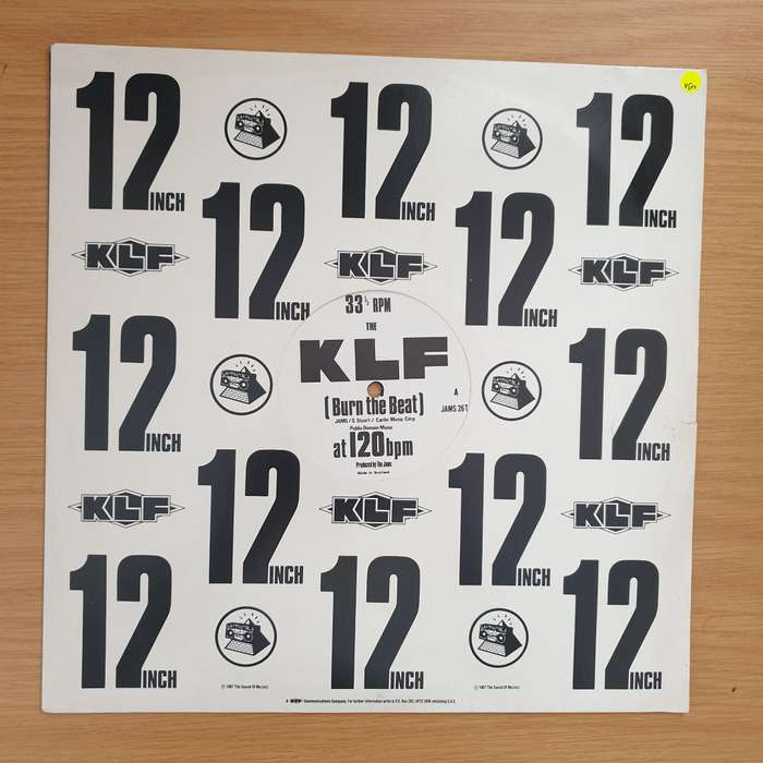 The KLF  Burn The Beat  - Vinyl LP Record - Very-Good+ Quality (VG+) (verygoodplus)