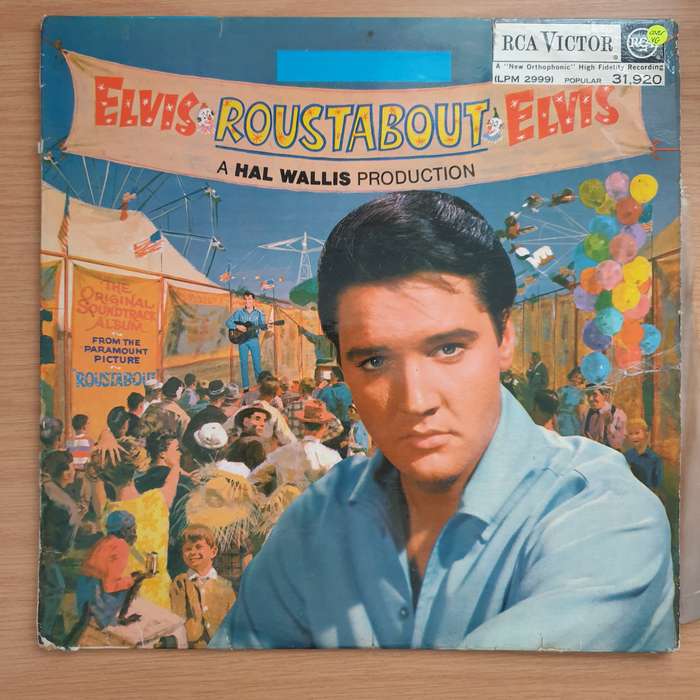 Elvis Presley  Roustabout -  Vinyl LP Record - Very-Good Quality (VG) (verry)
