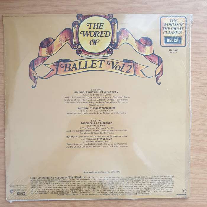 The World of Ballet - Vol 2 - Vinyl LP Record - Sealed