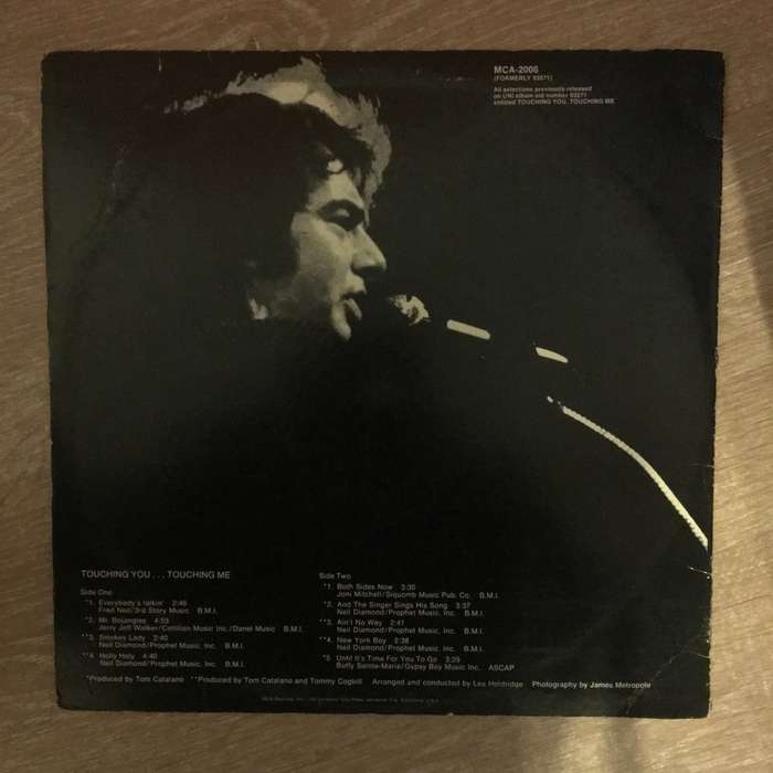 Neil Diamond - Touching You, Touching Me - Vinyl LP Record - Opened  - Very-Good Quality (VG)