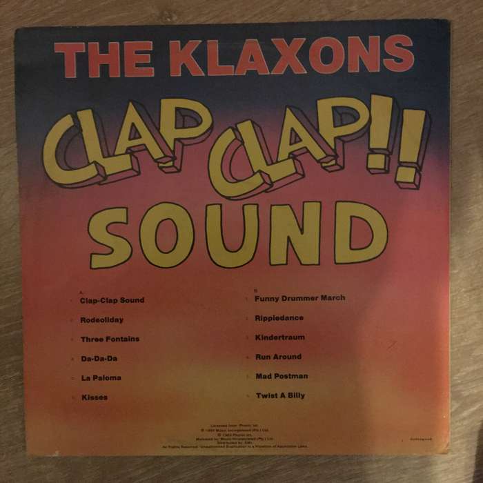 The Klaxons - The Clap Clap Sound  Vinyl LP Record - Opened  - Good+ Quality (G+)