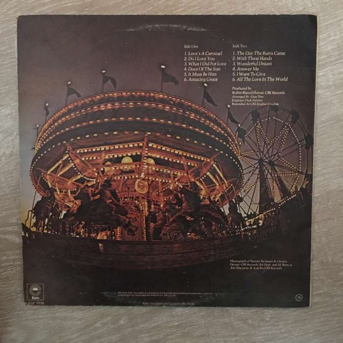 Tammy Jones  Love's A Carousel - Vinyl LP Record - Opened  - Very-Good Quality (VG)